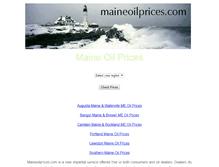 Tablet Screenshot of maineoilprices.com
